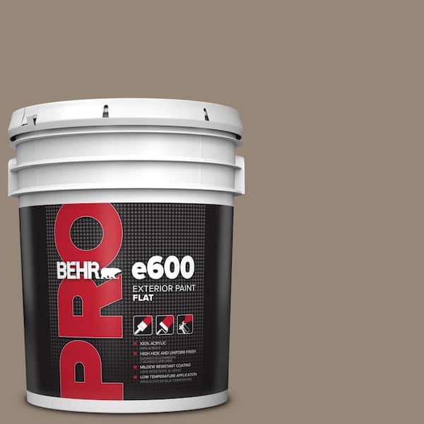 5 gal. #PPU5-06A Light Truffle Flat Exterior Paint