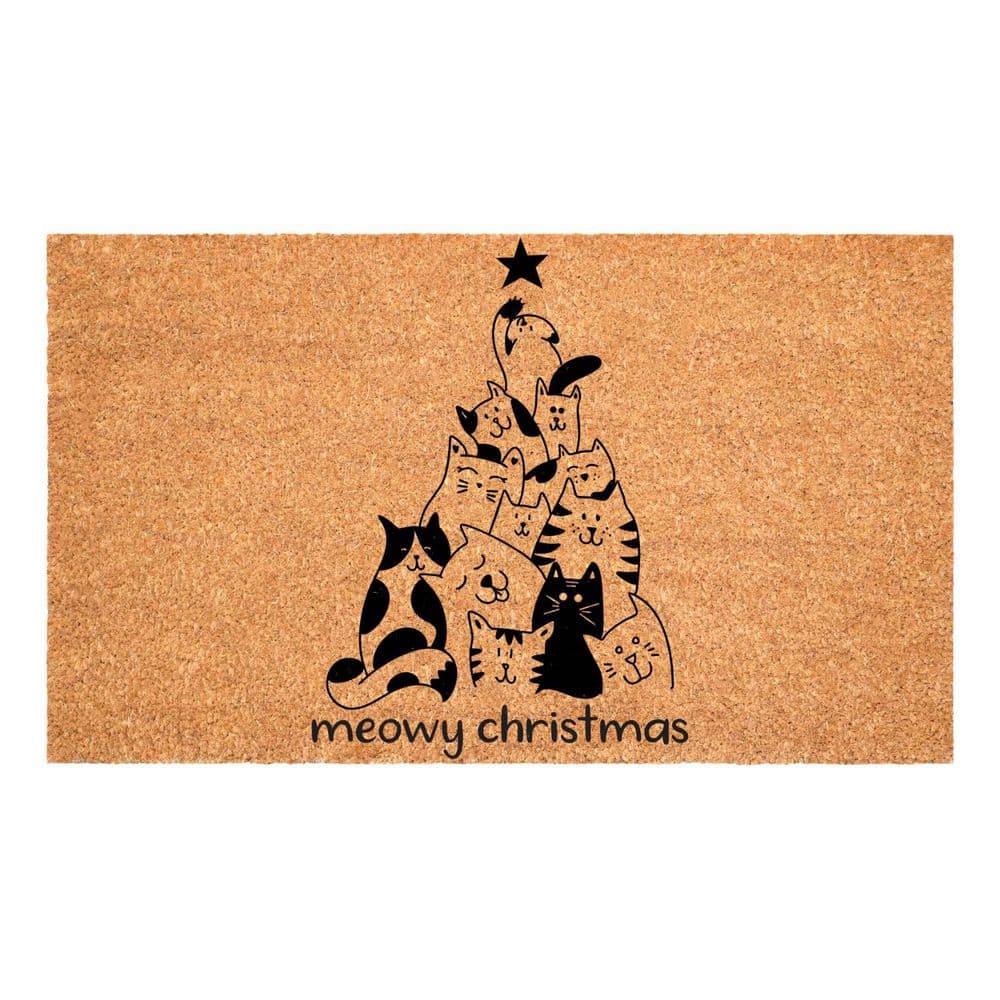 Multi-Colored 36 in. x 24 in. Coir Outdoor Door Mat price history on PriceWatchPro