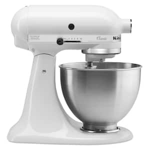 Classic Series 4.5 Qt. 10-Speed White Stand Mixer with Tilt-Head