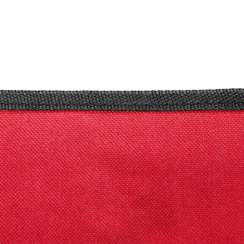 Red Iron Frame Folding Outdoor Camping Chair with Storage Bag