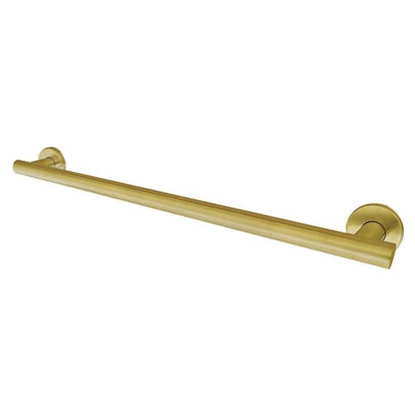 Kingston Brass Berwyn 32 in. x 1.25 in. Grab Bar in Brushed Brass