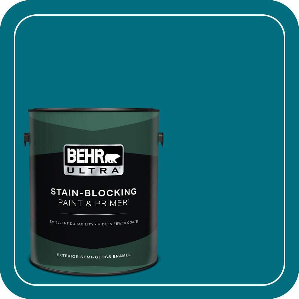 1 gal. #MQ4-54 Coastal Jetty Semi-Gloss Enamel Exterior Paint & Primer price history on PriceWatchPro