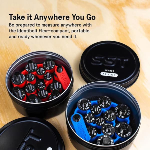 Thread Checker 28 Nut And Bolt Thread Checker Industrial Grade Bolt Size And Thread Identifier Gauge 14 Standard And 14 Metric Bolt And Nut Gauge - View #12