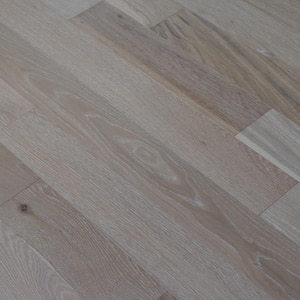 Yosemite Oak 1/2 in. T x 5 in. W Tongue and Groove Wire Brushed Engineered Hardwood Flooring (26.25 sq. ft/Case)