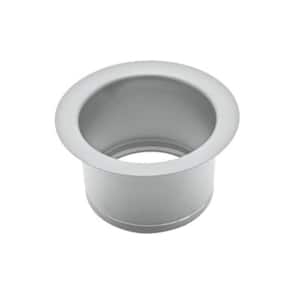 Extended 2-1/2 in. Disposal Flange or Throat for Fireclay Sinks and Shaws Sinks in Polished Chrome