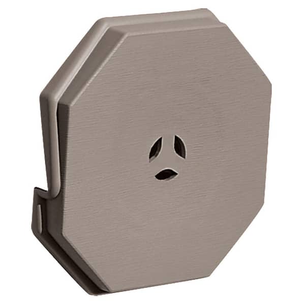 Builders Edge 6.625 in. x 6.625 in. #008 Clay Surface Mounting Block