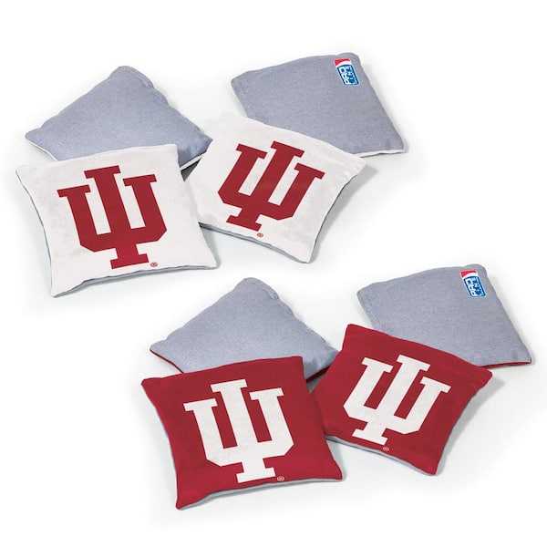 Wild Sports Indiana Hoosiers 16 oz. Dual-Sided Bean Bags (8-Pack)