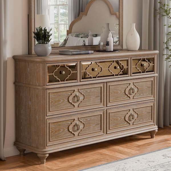 dresser with felt lined drawers Calhoun 7-Drawer Dresser