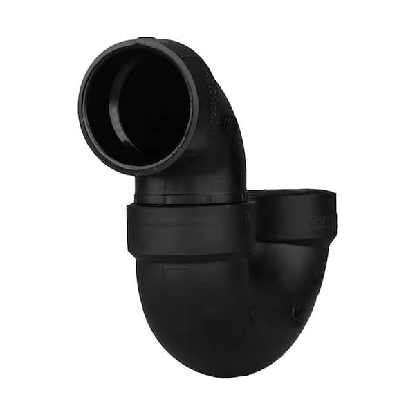 Charlotte Pipe 2 in. ABS DWV P-Trap w/ Solvent Weld Joint