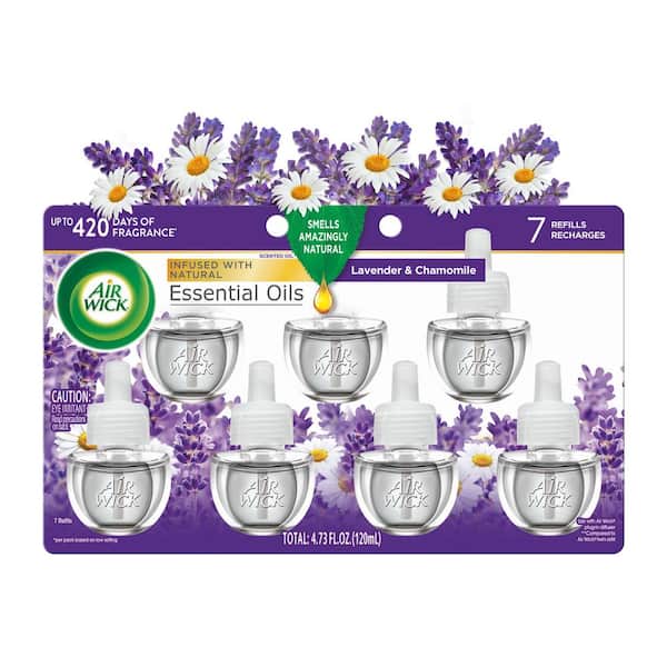 Lavender Scented Oil Plug-In Air Freshener Refill (Pack of 7)