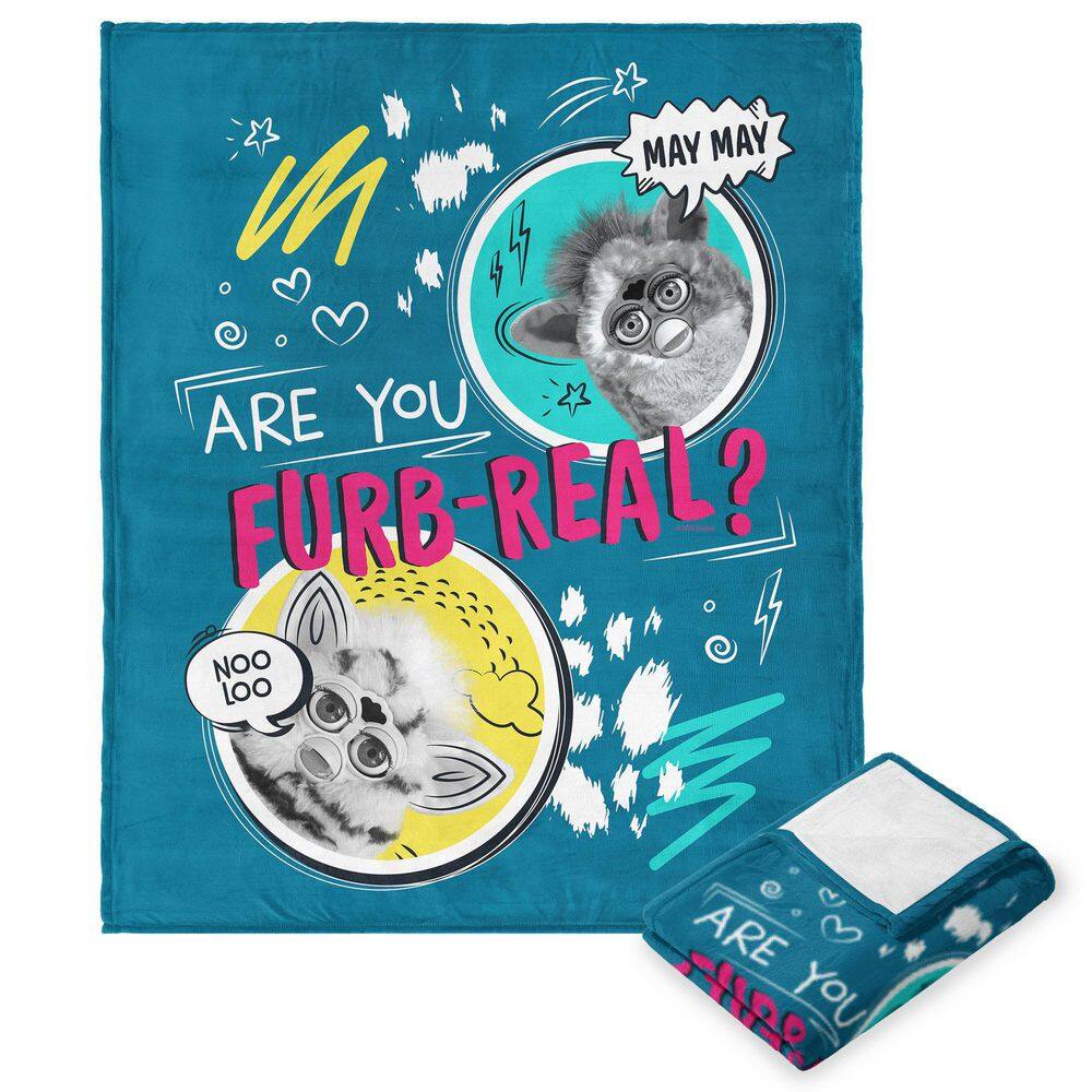 Hasbro Furby Furb Real Silk Touch Throw Blanket 40 x 50 in. price history on PriceWatchPro
