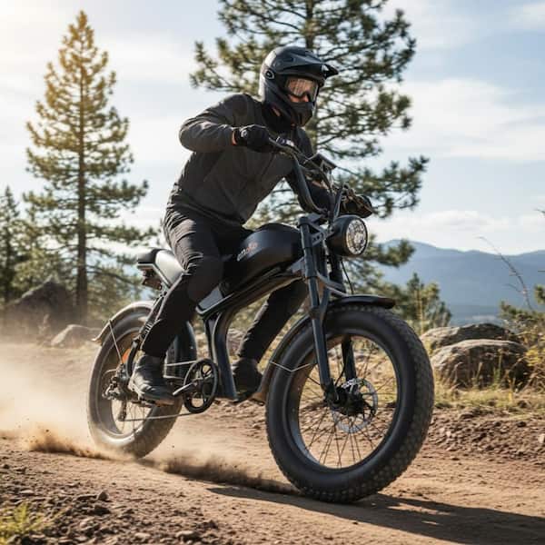 Zeus & Ruta 20 in. 2000-Watt Motor 48-Volt 23 Ah Fat Tire Electric Bike for Adults