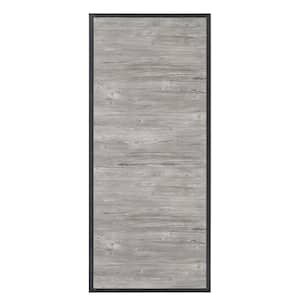 37 in. x 84 in. Shack Prefinished Weathered Wood Look MDF and Pine Core Interior Barn Door Slab