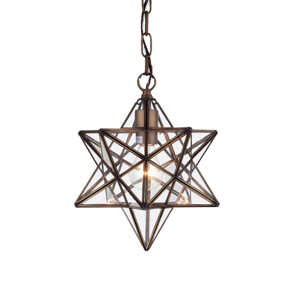 Minkar 14 in. 1-Light Indoor Bronze Pendant Lamp Chandelier with Light Kit price history on PriceWatchPro