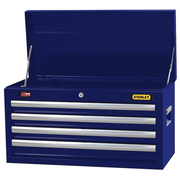 Stanley 26 in. 4-Drawer Tool Chest in Wide Blue