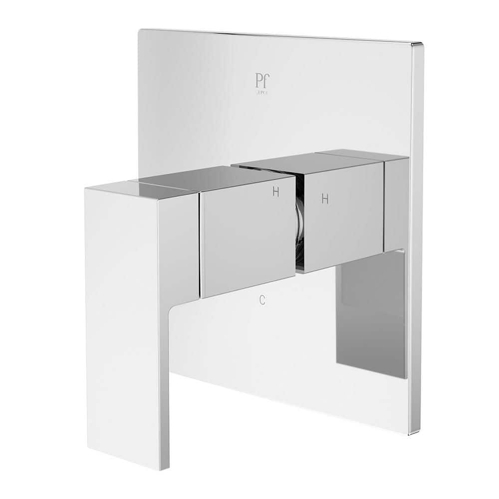 Dumont 1-Handle Wall Mount Valve Only Trim Kit in Polished Chrome [Valve Not Included] price history on PriceWatchPro