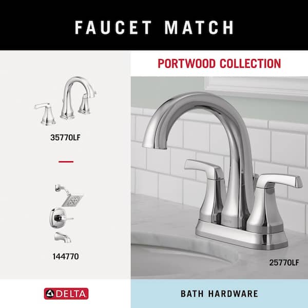 Delta Portwood 18 in. Wall Mount Towel Bar Bath Hardware Accessory