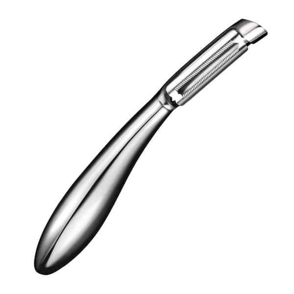 Stainless Steel Type I Peeler with Ultra Sharp Serrated Blade and Ergonomic Non-Slip Handle for Fruit and Veggie