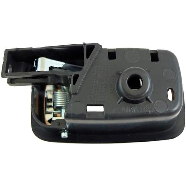 Unbranded Interior Door Handle Rear Left Kit Chrome Lever Black Housing