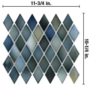 Hudson Kite Pacific 10-1/4 in. x 11-3/4 in. Porcelain Mosaic Tile (8.6 sq. ft./Case)