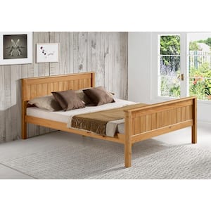 Harmony Full Bed, Durable Pine Construction, Includes Headboard, Footboard, Side Rails, Cinnamon