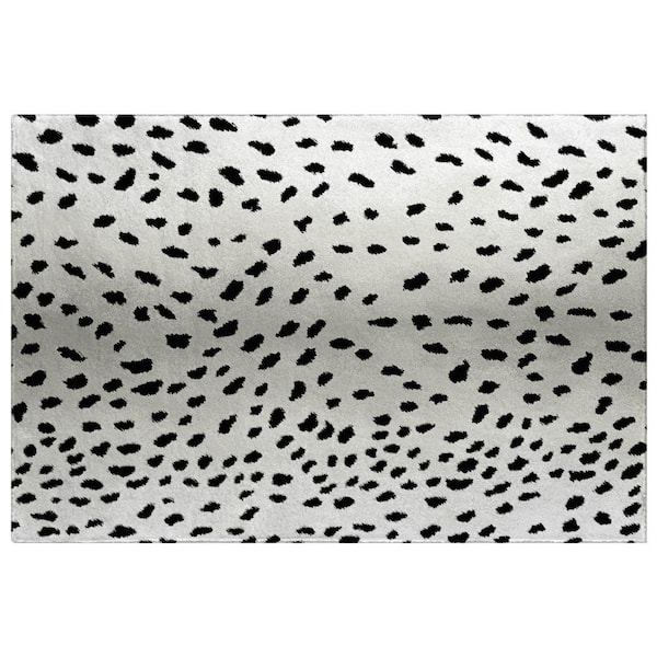 Dream Shag Premium Machine Washable Abstract ADS44 Pearl 2 ft. x 3 ft. Accent Rug