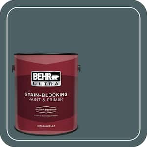 1 gal. #PPU12-20 Underwater color Extra Durable Flat Interior Paint & Primer
