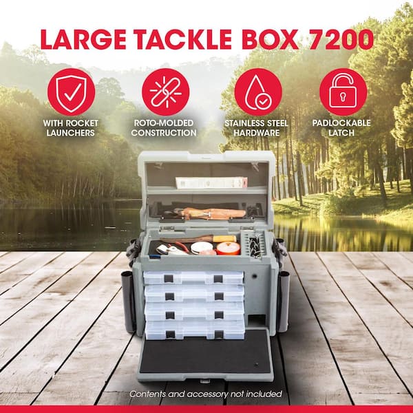 SKB Large Tackle Box, 4-Drawers with Dividers and 2-Soft Exterior