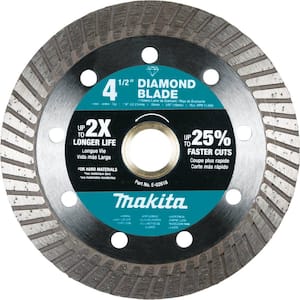 4-1/2 in. Diamond Blade, Turbo, Hard Material