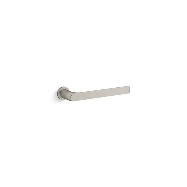 Avid 9.94 in. Wall Mounted Towel Bar in Vibrant Brushed Nickel