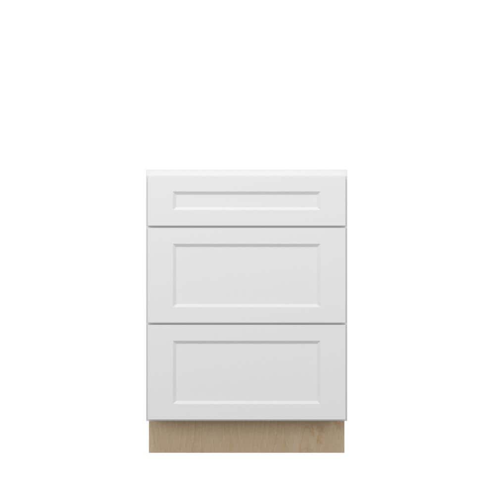 Norfolk Shaker 24 in. W x 34.5 in. H x 24 in. D in Painted White Plywood As