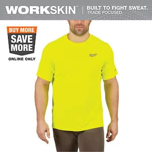 Gen II Men's Work Skin Medium Hi-Vis Light Weight Performance Short-Sleeve T-Shirt