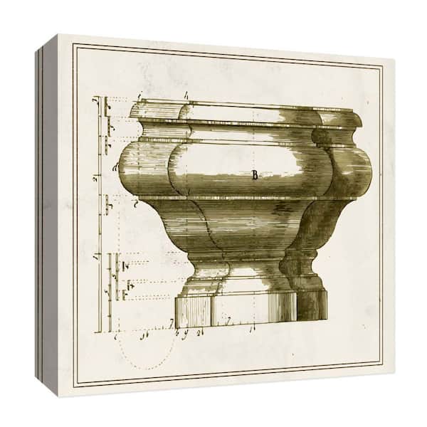 PTM Images ''Old Planter II'' Canvas Abstract Wall Art 15 in. x 15 in.