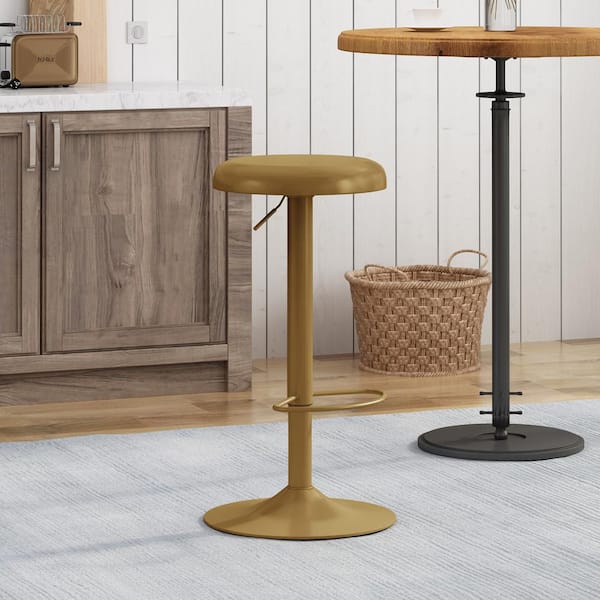 Seville Classics Adjustable Height Swivel Bar Stool