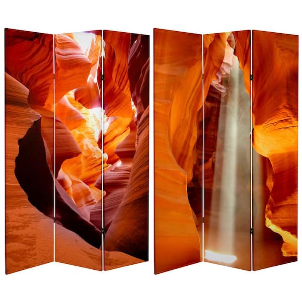 Oriental Furniture 6 ft. Printed 3-Panel Room Divider