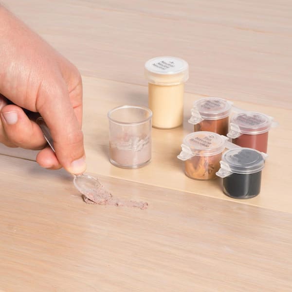 Universal Repair Kit for Wood, Laminate and Vinyl - Flooring, Counter,  Cabinet, and Furniture Use