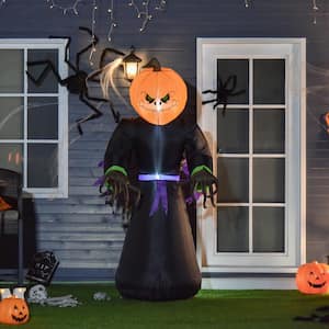 7 ft. LED Pumpkin Reaper Halloween Inflatable