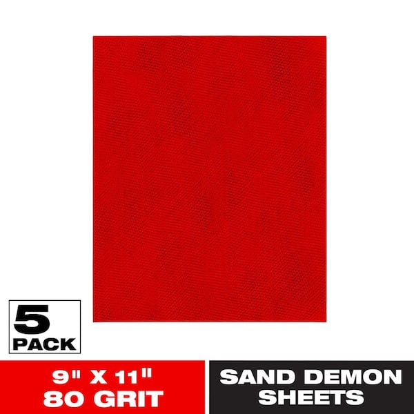 DIABLO 9 in. x 11 in. 80-Grit SandNET Universal Reusable Sanding Sheet