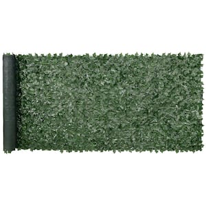 Ivy Privacy Fence 59 in. x 158 in. Artificial Green Wall Screen Greenery Ivy Fence Faux Hedges Vine Leaf Decoration