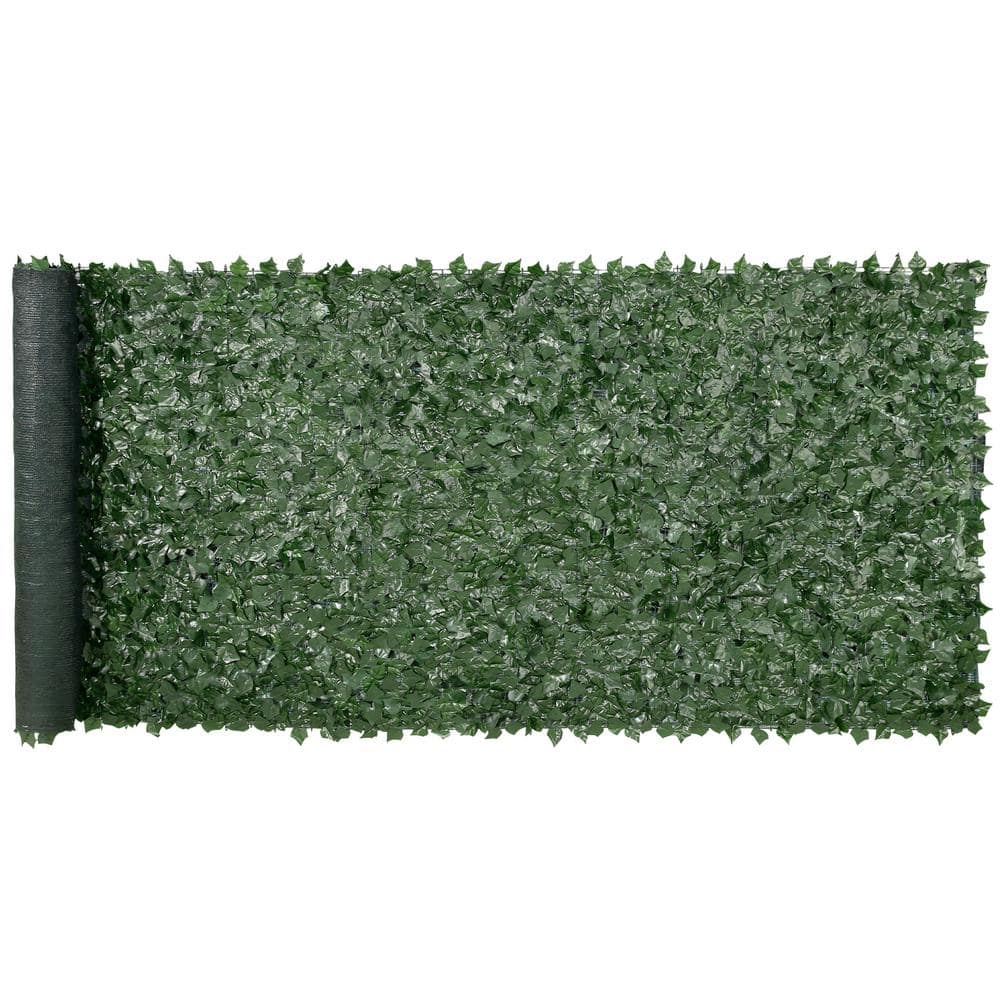 Ivy Privacy Fence 59 in. x 158 in. Artificial Green Wall Screen Greenery Ivy Fence Faux Hedges Vine Leaf Decoration price history on PriceWatchPro