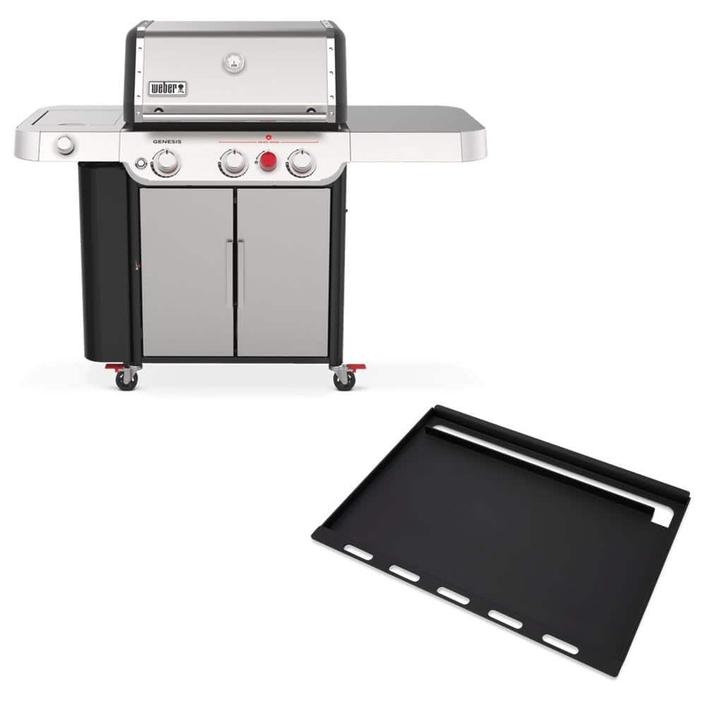 Weber Genesis S335 3Burner Liquid Propane Gas Grill in Stainless