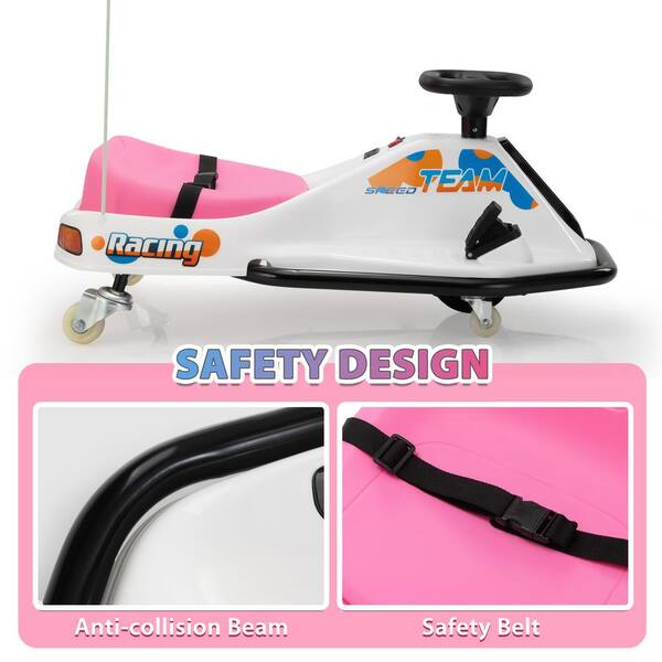 TOBBI 24-Volt Kids Ride On Drift Car Electric Drifting Go Kart for