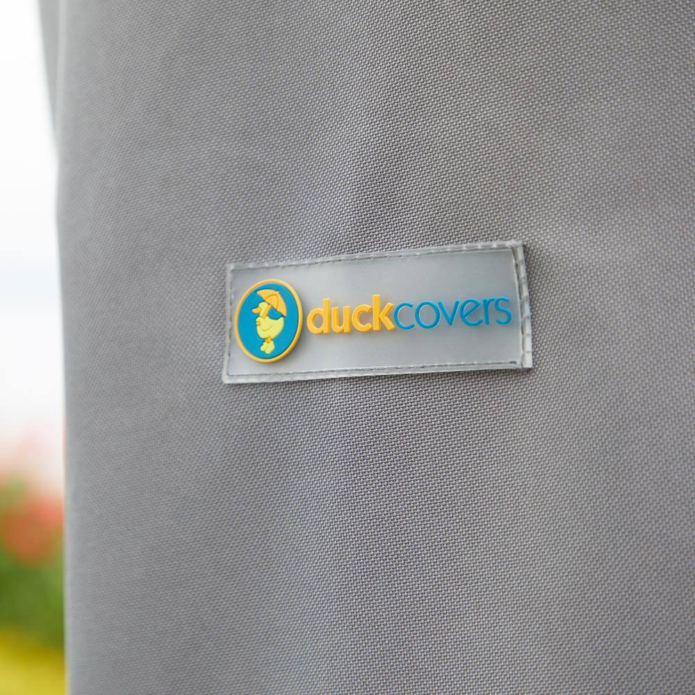 96 Inch Gray Waterproof Rectangular/Oval Patio Table Cover