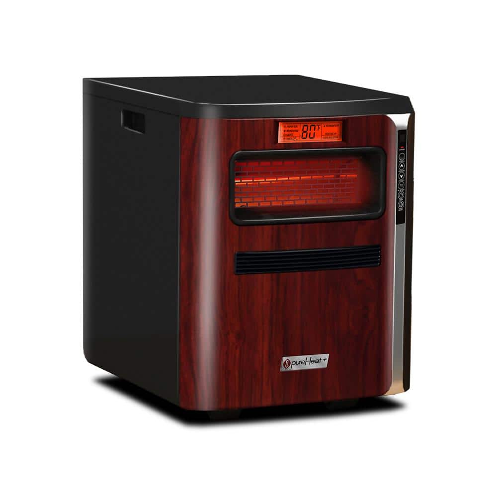 1,500-Watt Positive Thermal Coefficient Portable Heater with Air Purifier, Humidifier and Remote -  GreenTech Environmental, PH3IN1V01US