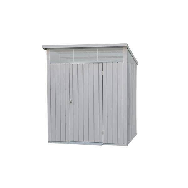 Duramax Building Products 6 ft. x 5 ft. Palladium Premier Metal Shed