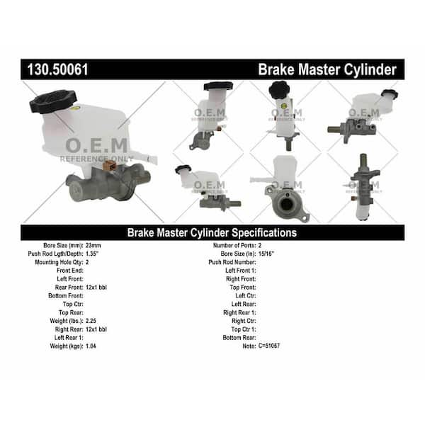 Centric Parts Brake Master Cylinder 2012-2015 Kia Optima 2.4L 2.0L