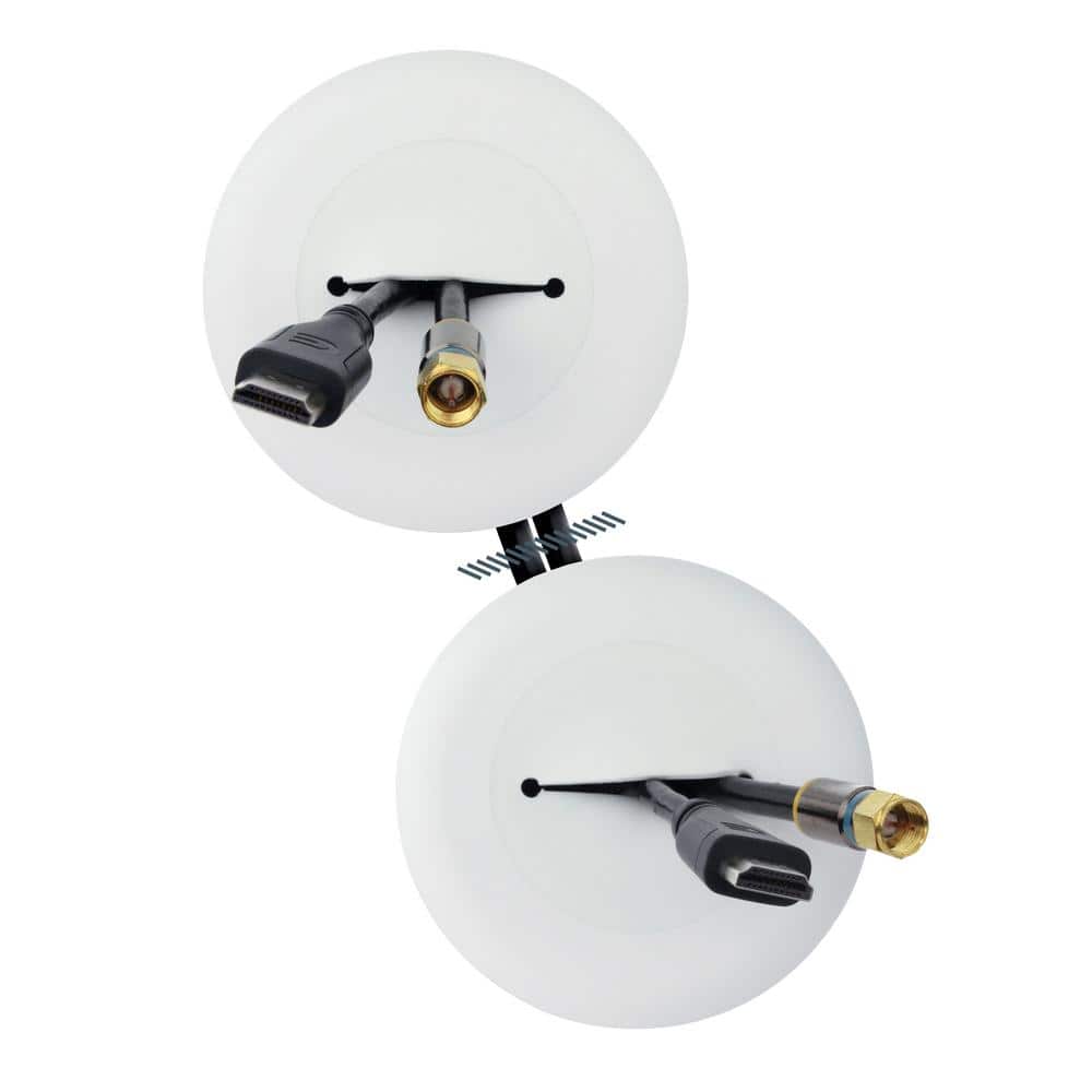 Commercial Electric In-Wall Cable Kit, White DICBLW-K - The Home Depot