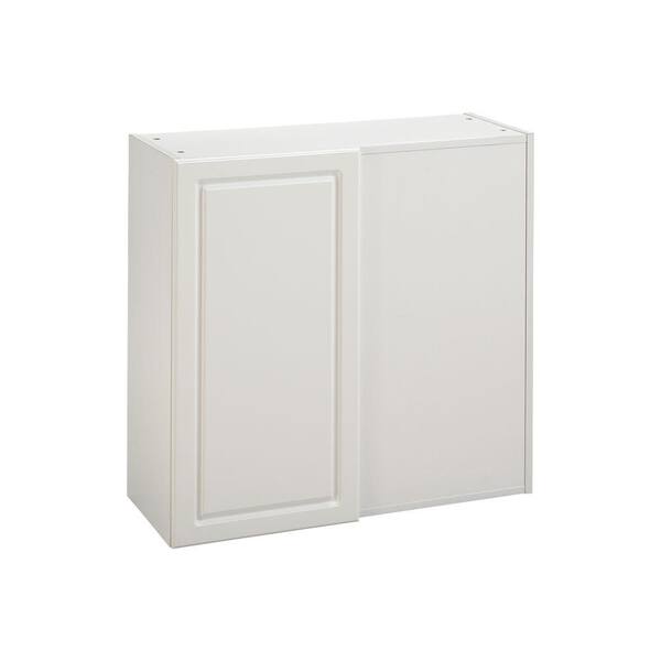 Heartland Cabinetry Heartland Ready to Assemble 30x29.8x12.5 in. Wall Blind Corner Cabinet with 1 Door and 6 in. Filler in White