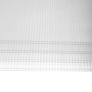 24 in. x 48 in. x 0.236 in. (6 mm) Clear Polycarbonate Sheet for Greenhouse and Plant Stand Roof 10-Pack