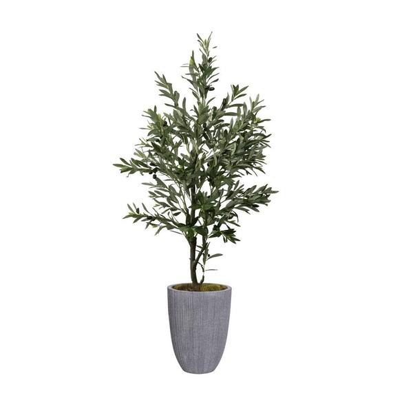 Vintage Home 71 in. fake olive tree with sustainable indoor/ outdoor